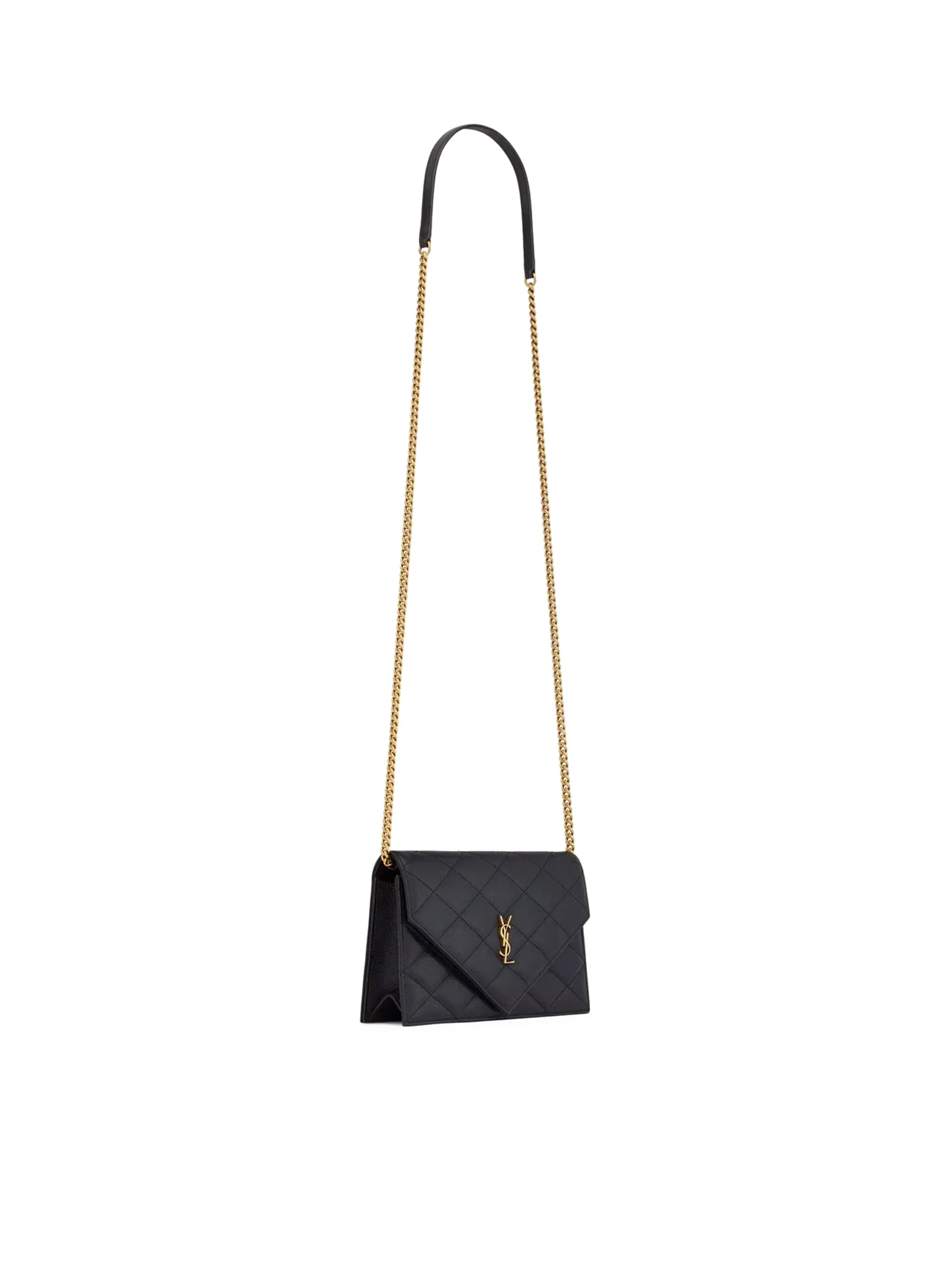 PARIS WALLET WITH CHAIN IN GRAIN DE POUDRE EMBOSSED LEATHER - Image 2