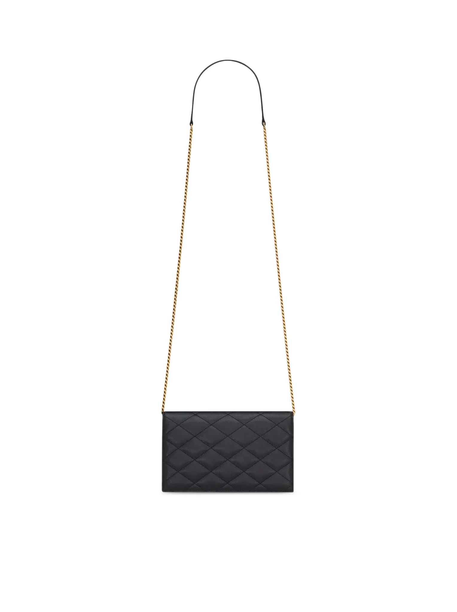 PARIS WALLET WITH CHAIN IN GRAIN DE POUDRE EMBOSSED LEATHER - Image 4