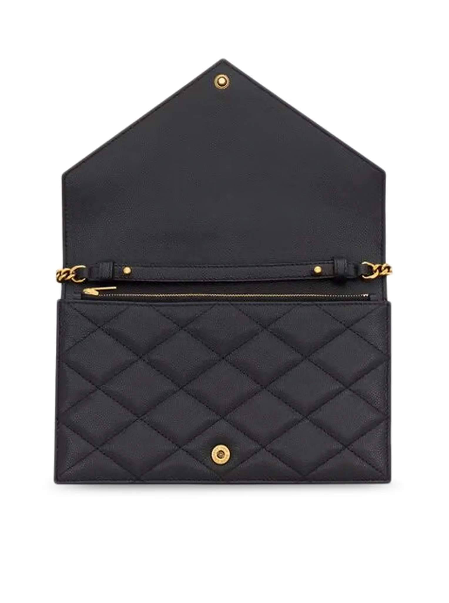 PARIS WALLET WITH CHAIN IN GRAIN DE POUDRE EMBOSSED LEATHER - Image 5