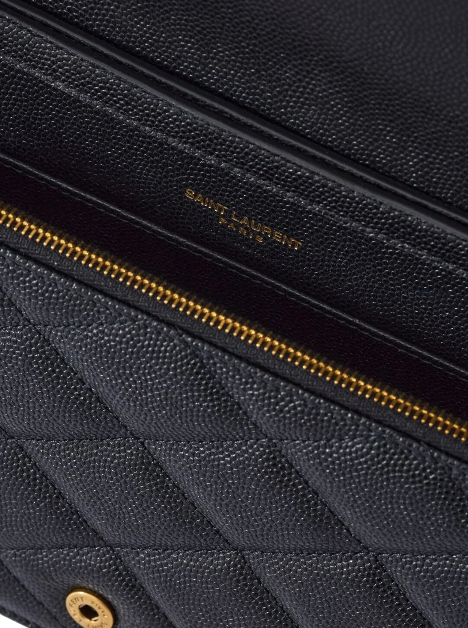 PARIS WALLET WITH CHAIN IN GRAIN DE POUDRE EMBOSSED LEATHER - Image 7