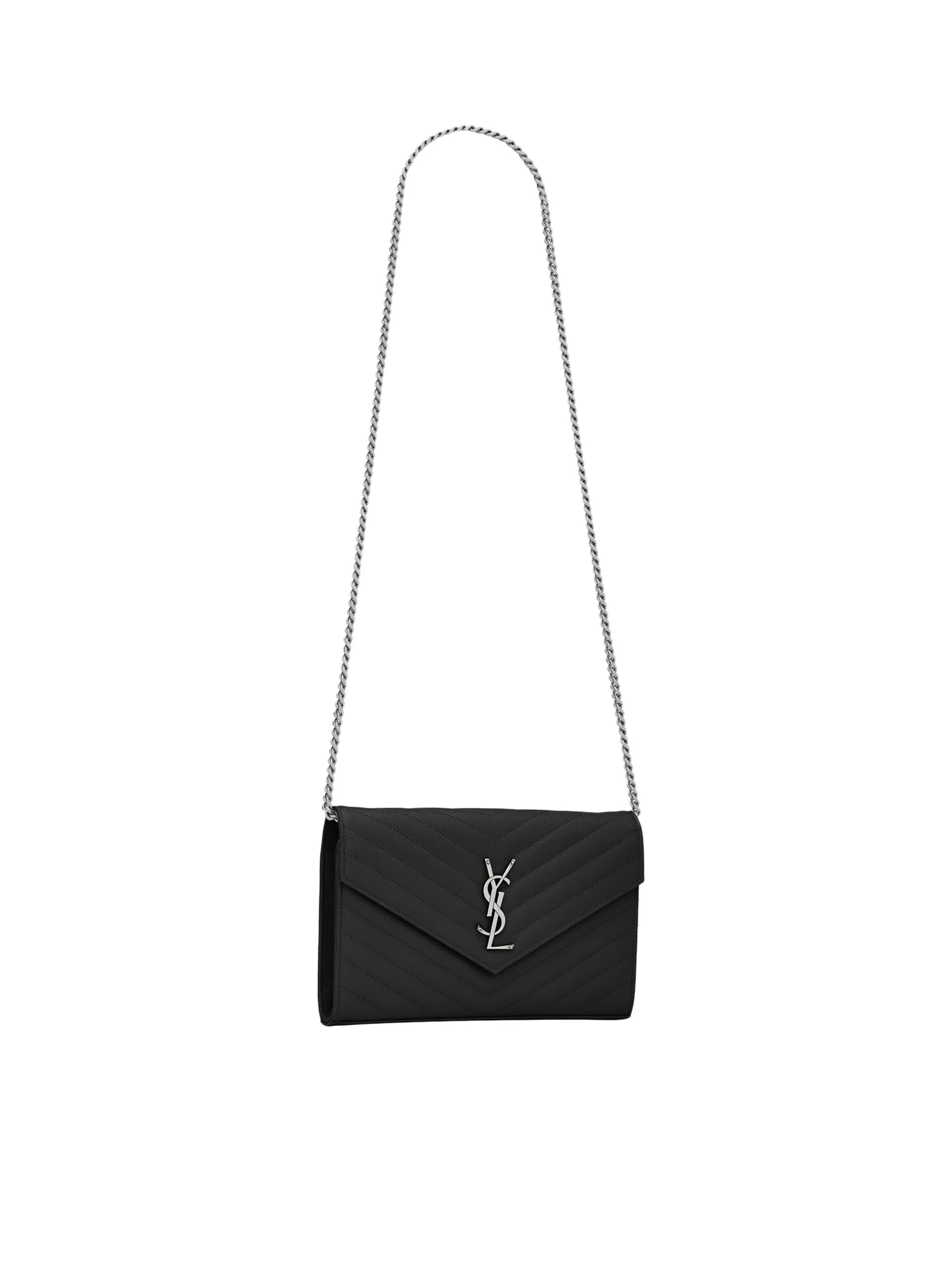CLASSIC CASSANDRE CHAIN CLUTCH IN GRAIN DE POUDRE LEATHER - Image 2