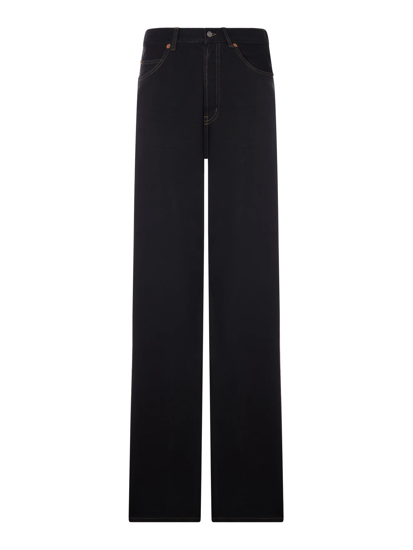WIDE LEG HIGH WAIST DENIM JEANS