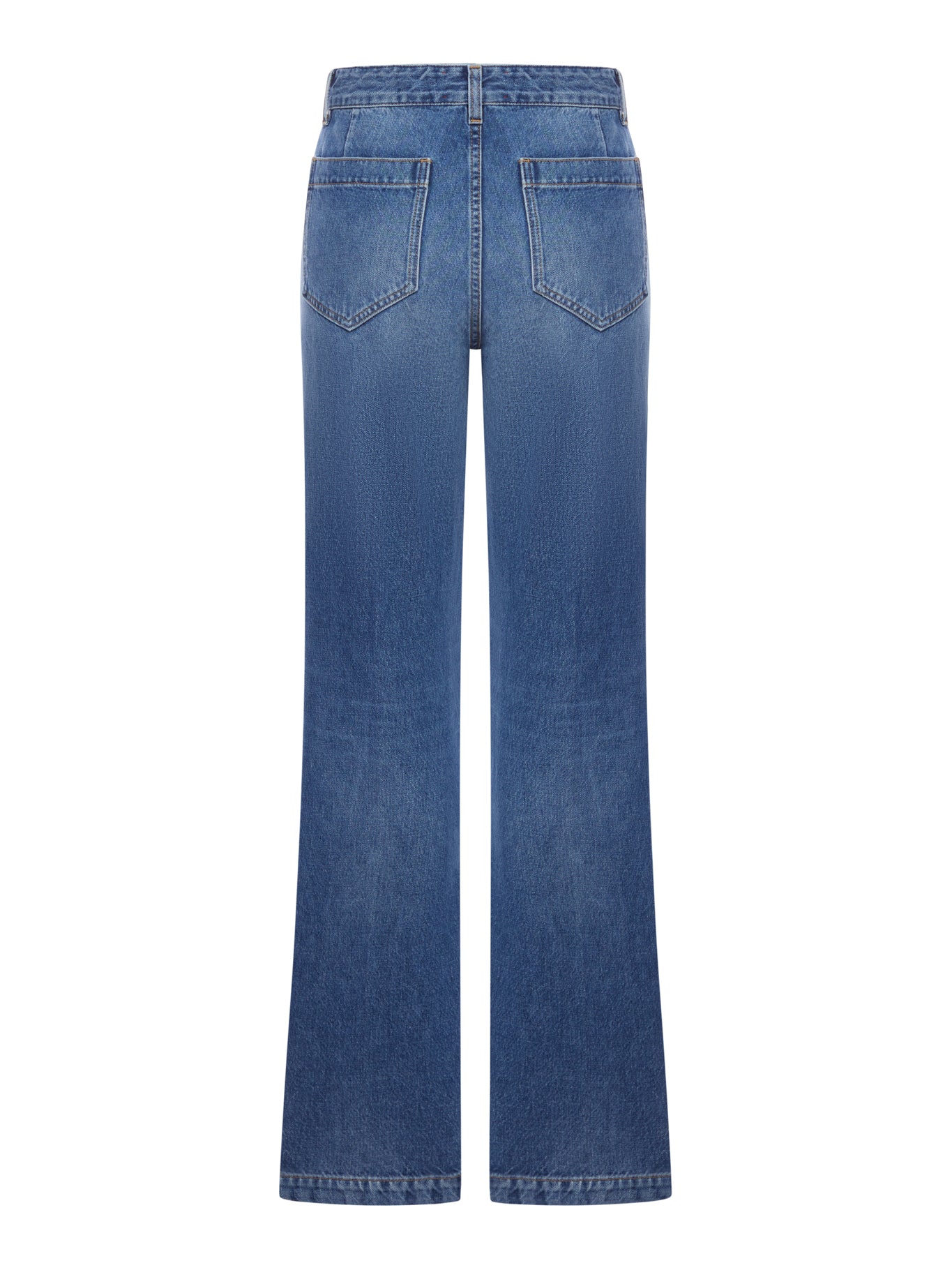 COTTON DENIM CURT JEANS - Image 2