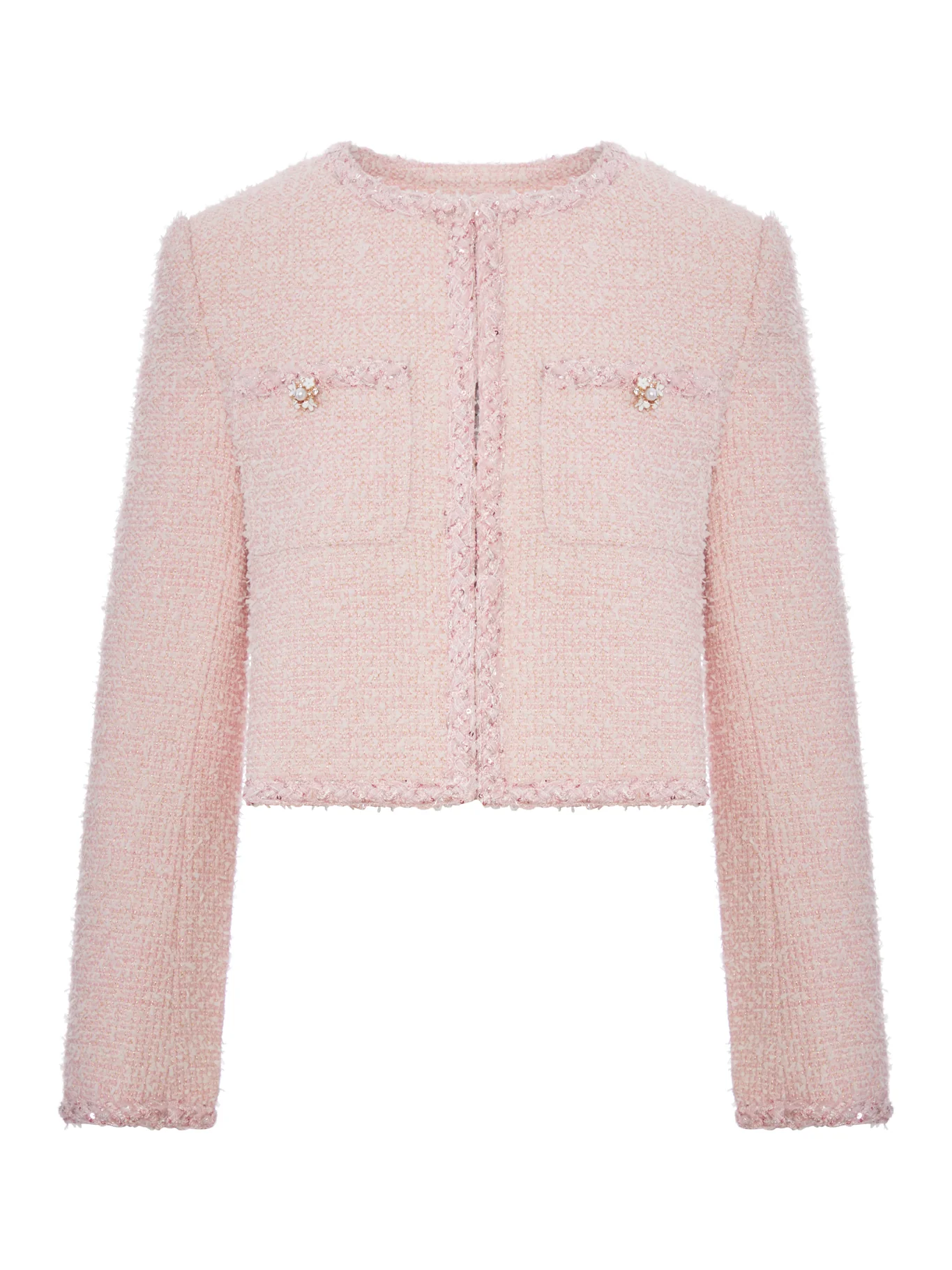 CROPPED BOUCLE JACKET