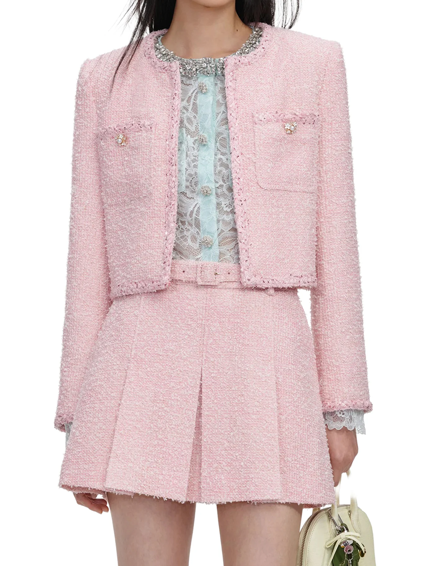CROPPED BOUCLE JACKET - Image 3