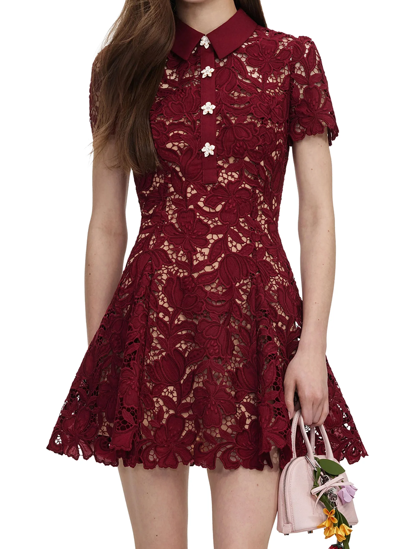 LACE MINI DRESS - Image 3