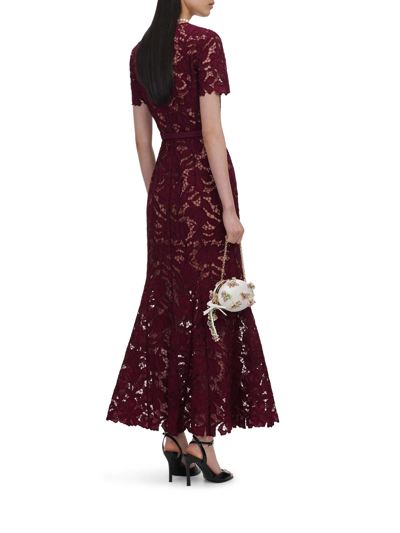 MIDI LACE DRESS - Image 3