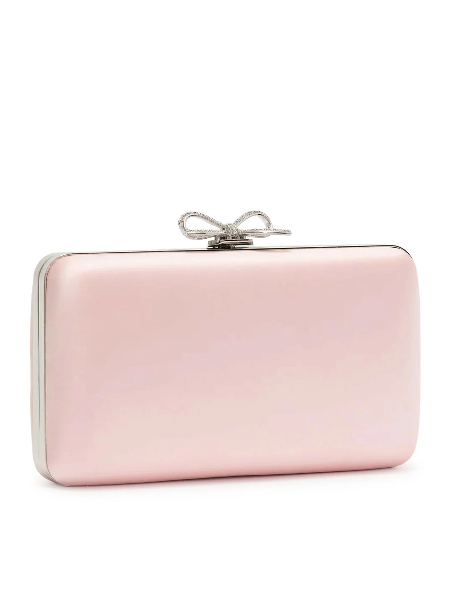 SATIN CLUTCH WITH JEWEL DETAILS - Image 3