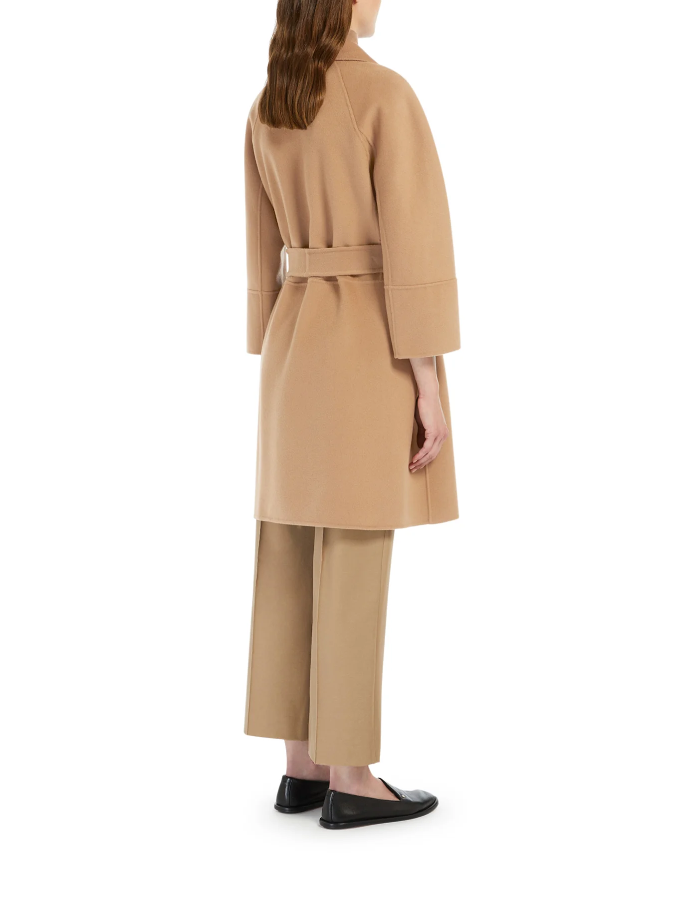 ARONA BELTED WOOL WRAP COAT - Image 3
