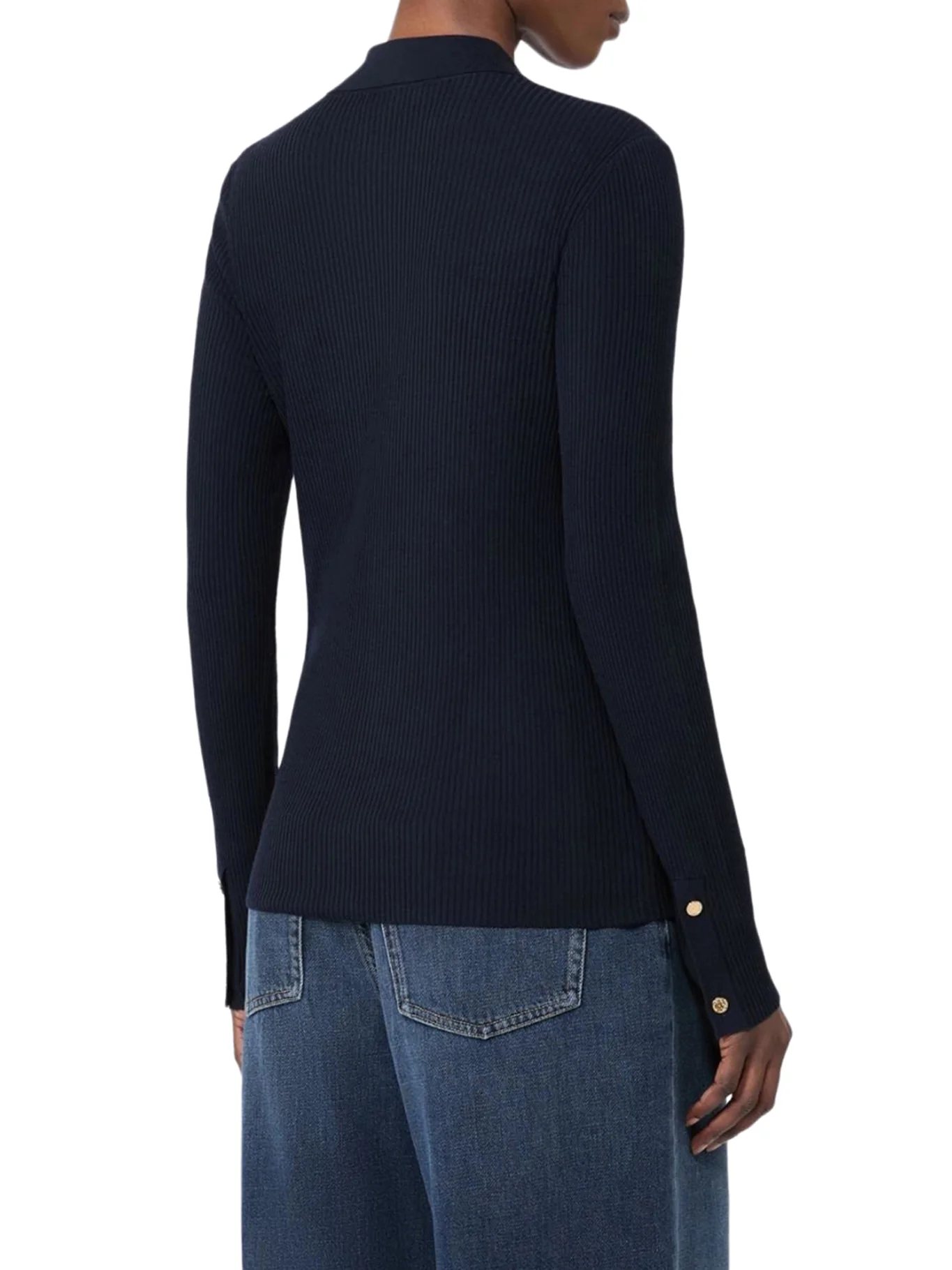 FITTED CARDIGAN IN WOOL YARN - Image 4