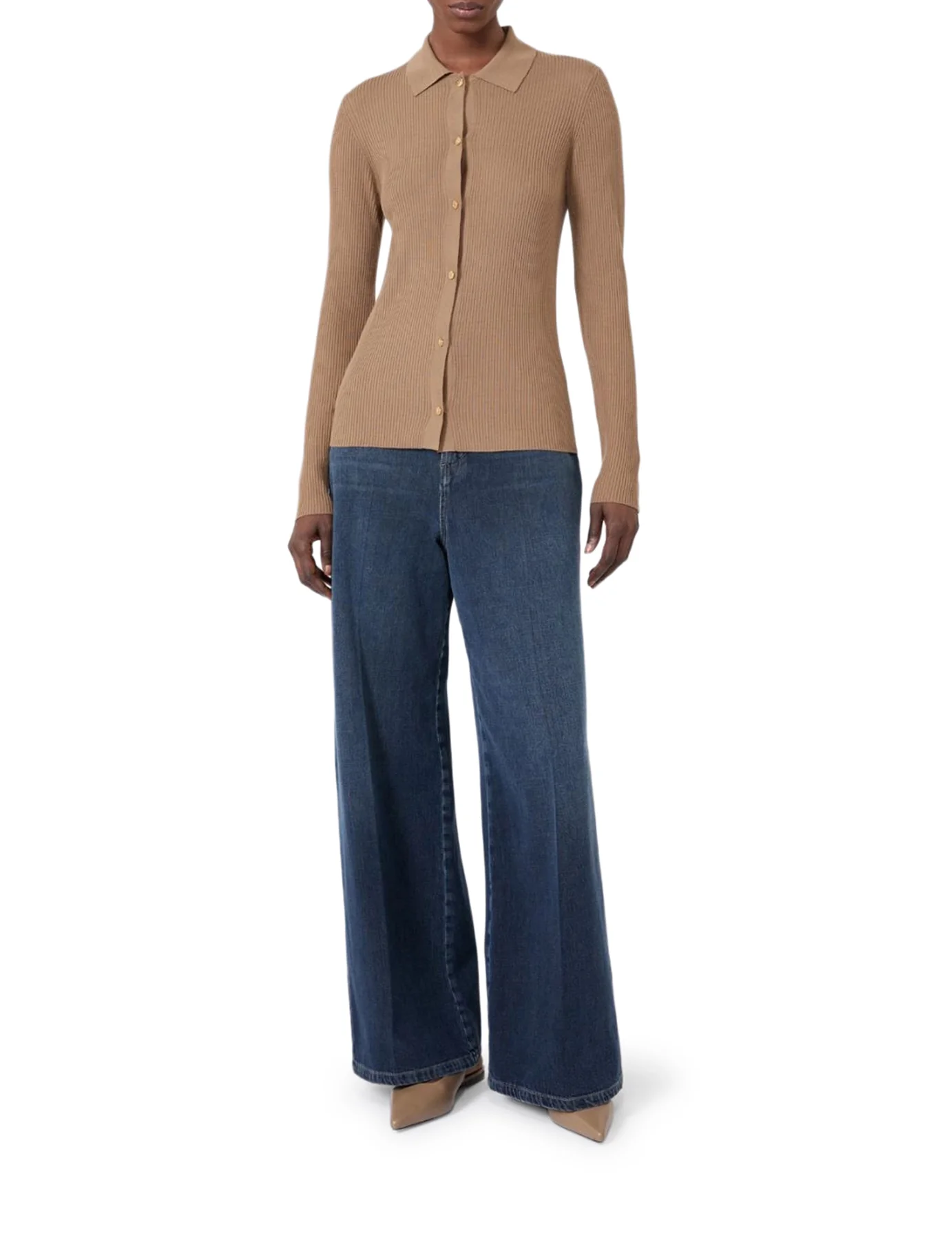 FITTED CARDIGAN IN WOOL YARN - Image 2