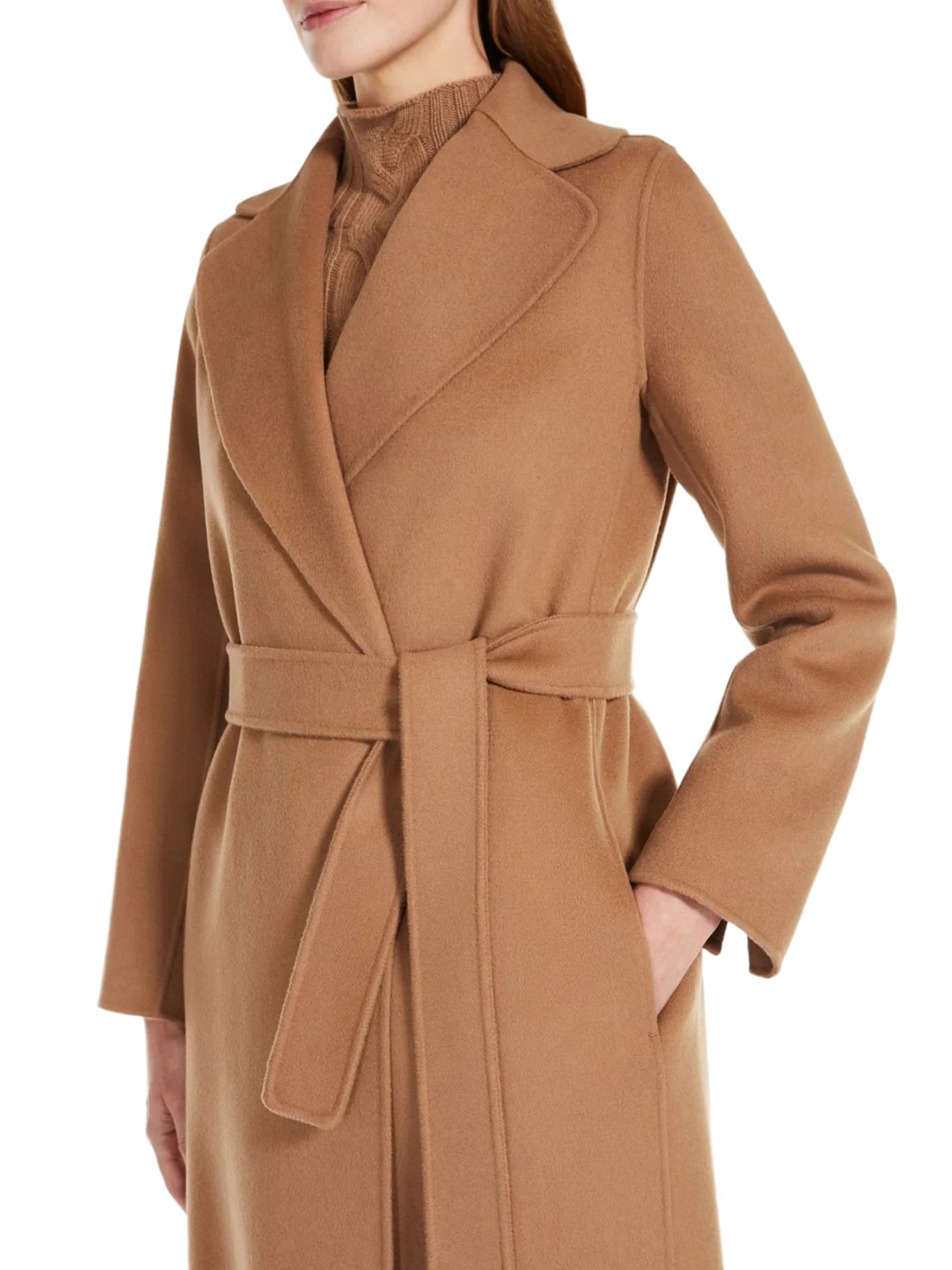 POLDO ROBE COAT IN WOOL DRAP - Image 4
