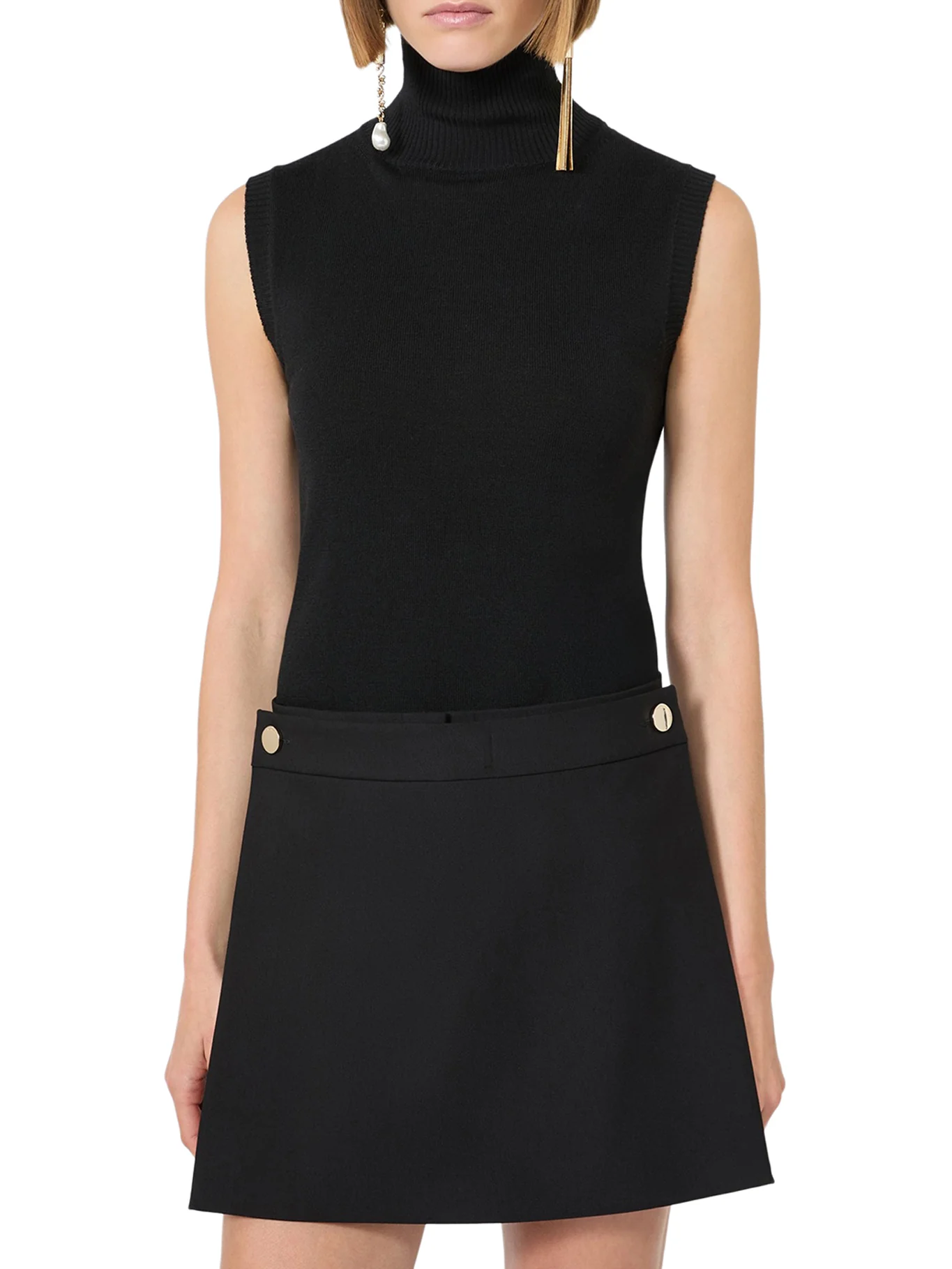 SLEEVELESS TOP IN PURE WOOL - Image 5
