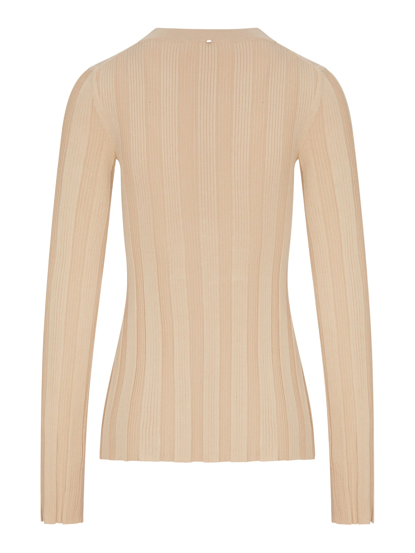SLIM RIBBED VISCOSE CARDIGAN - Image 2
