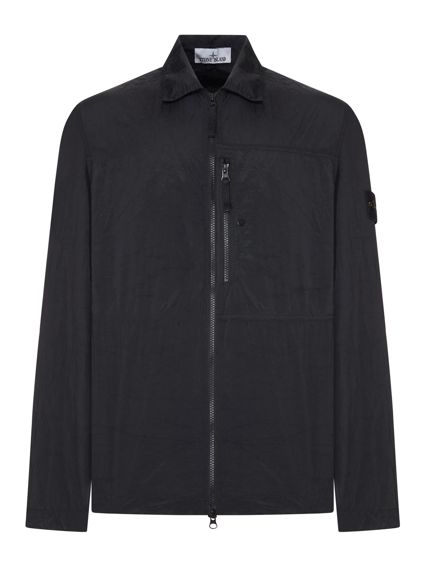 NYLON OVERSHIRT WITH STONE ISLAND BADGE