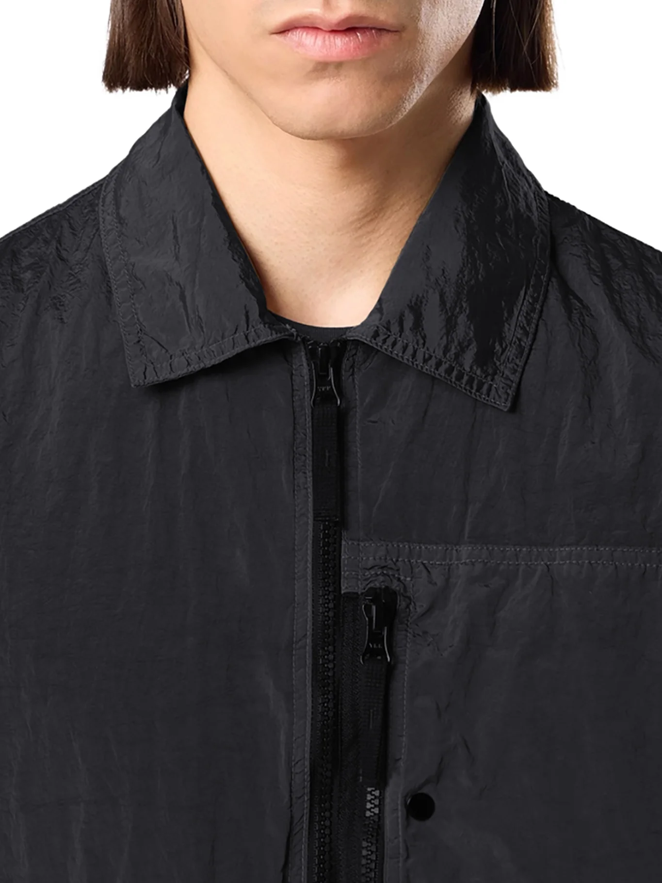 NYLON OVERSHIRT WITH STONE ISLAND BADGE - Image 5