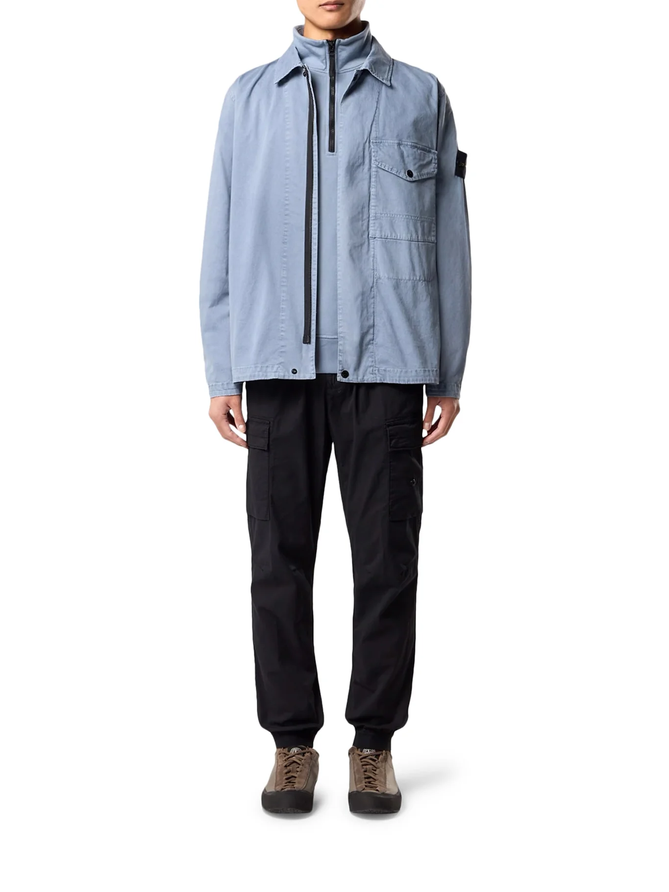 REGULAR FIT TAPERED CARGO PANTS WITH DRAWSTRING WAIST - Image 2