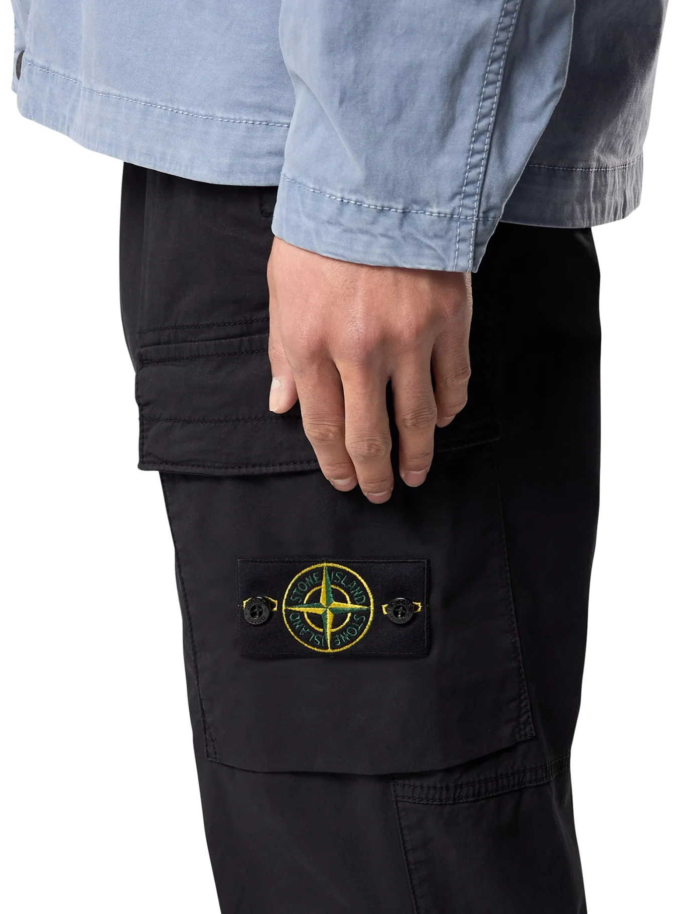 REGULAR FIT TAPERED CARGO PANTS WITH DRAWSTRING WAIST - Image 4