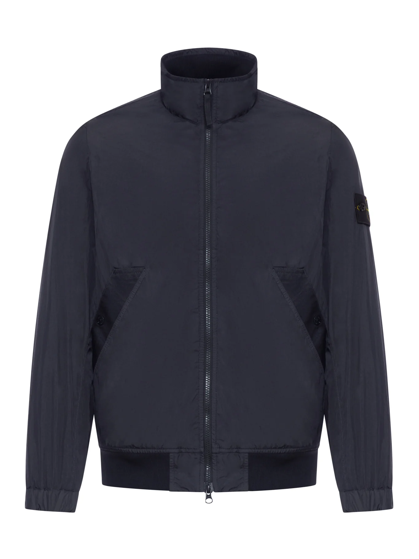 TECHNICAL FABRIC JACKET WITH COMPASS LOGO