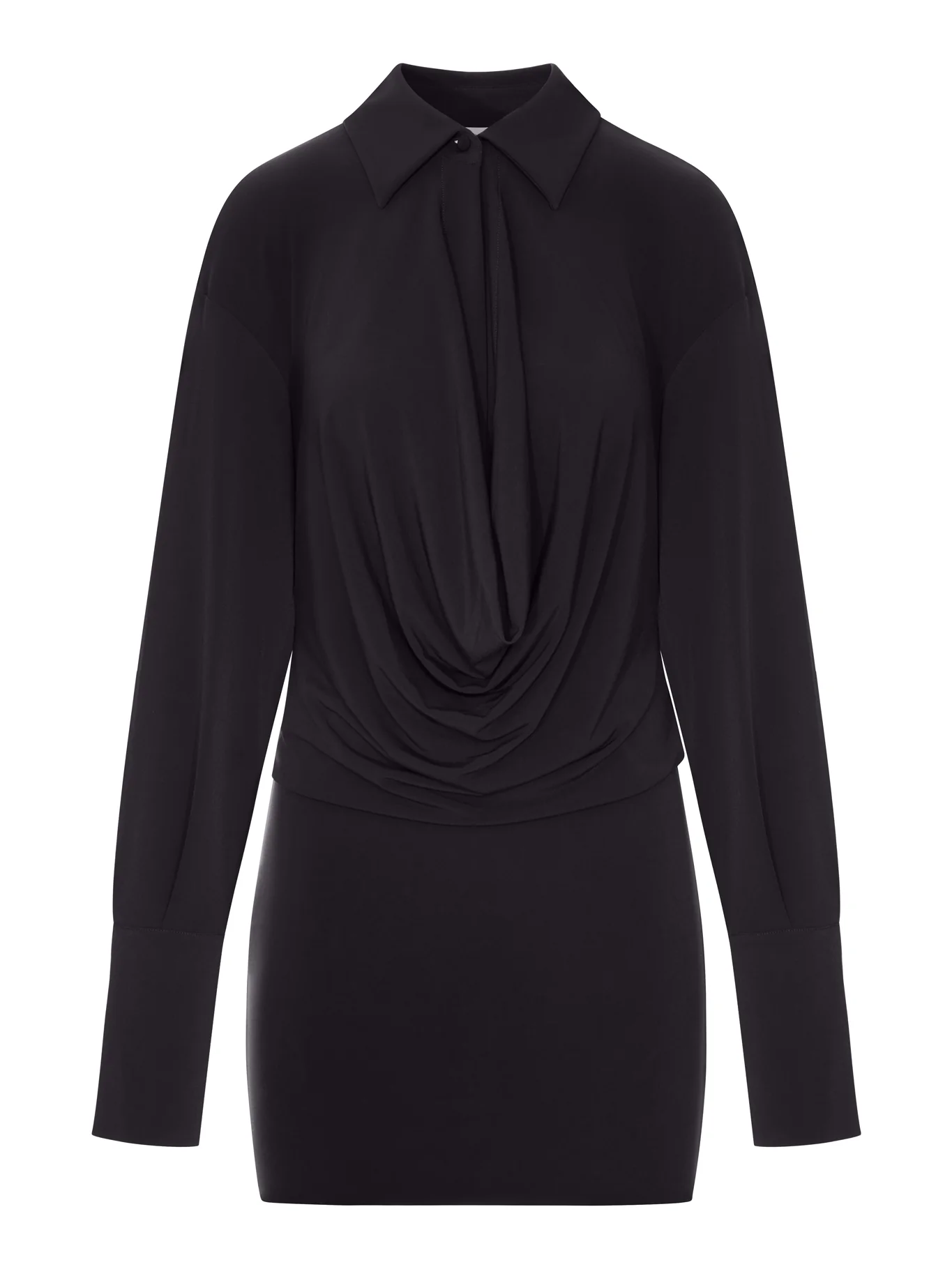LILIA MINI DRESS WITH DEEP NECKLINE