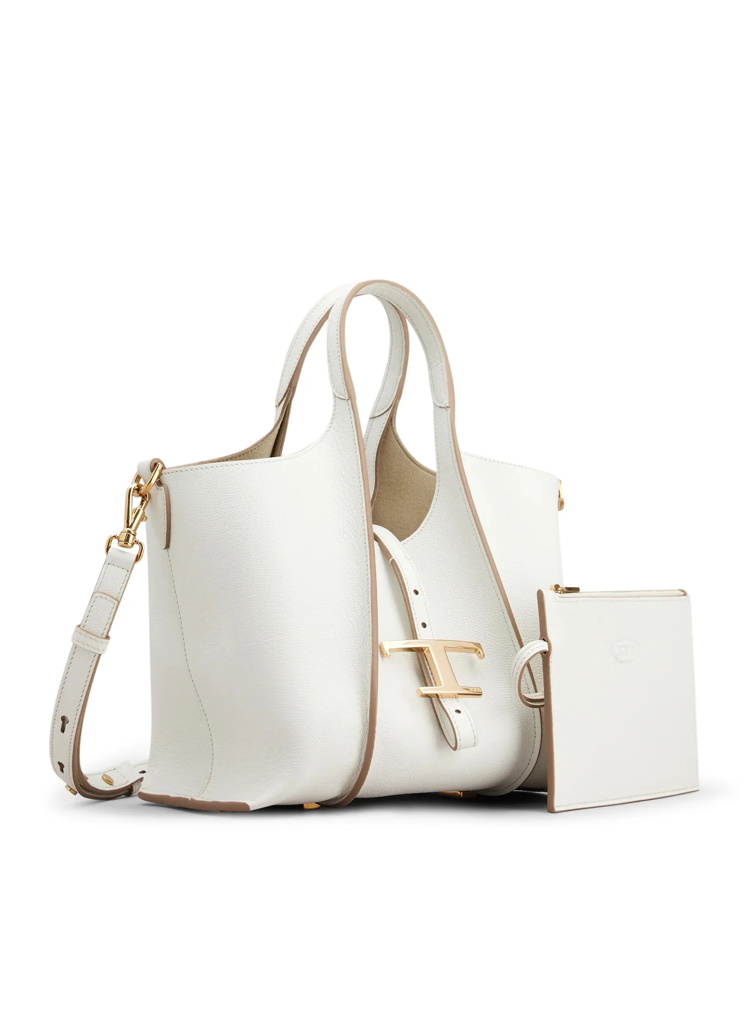 Mini Leather T Timeless Shopping Bag - Image 2
