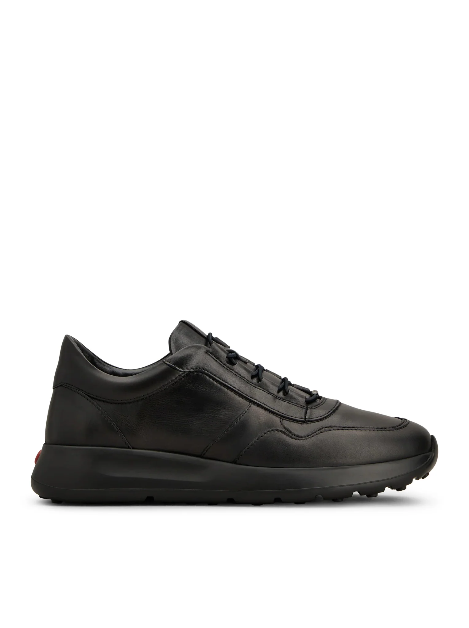 RED DOT LEATHER SNEAKERS