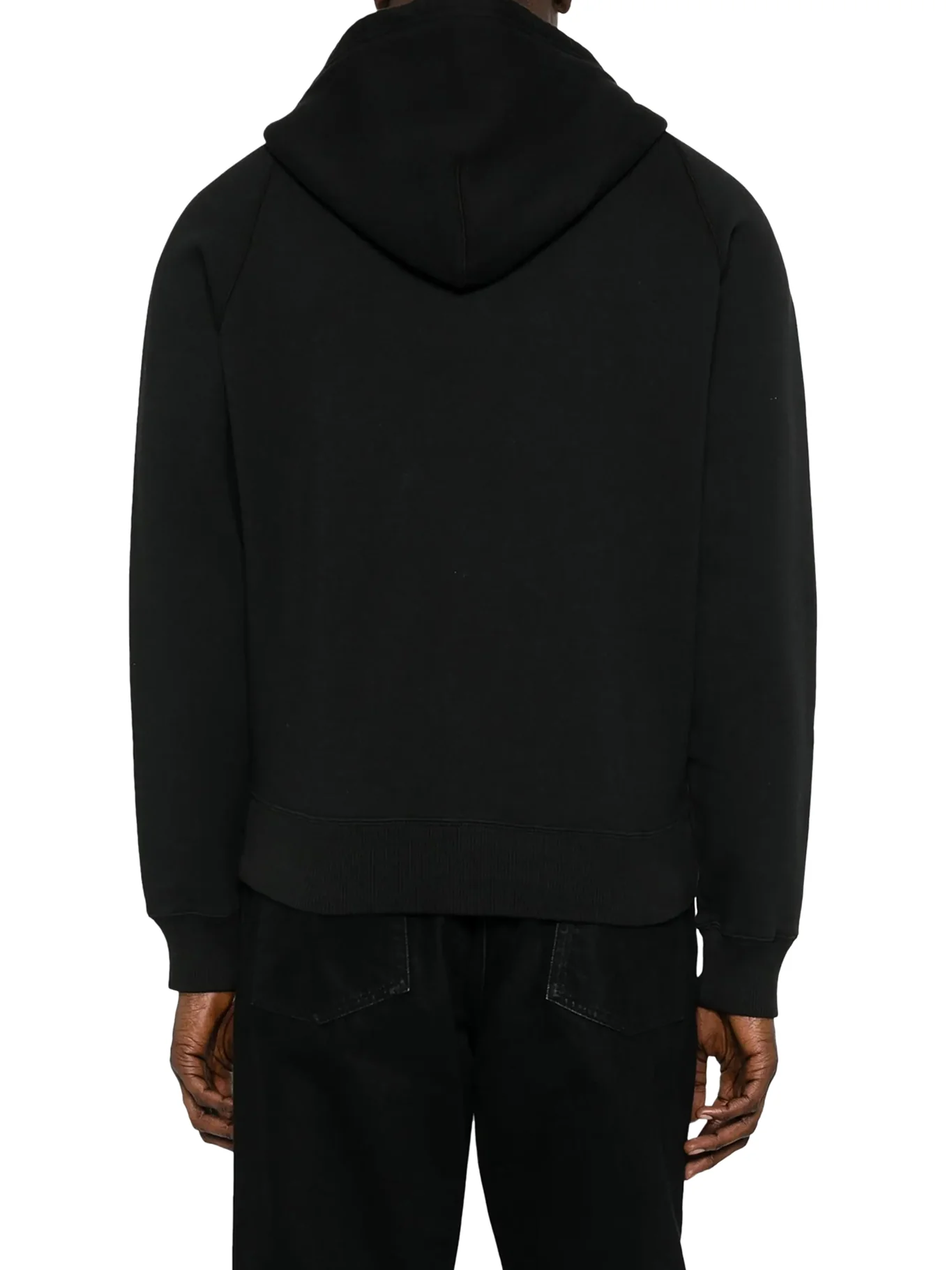 COTTON JERSEY SWEATSHIRT WITH ZIP AND HOOD - Image 4