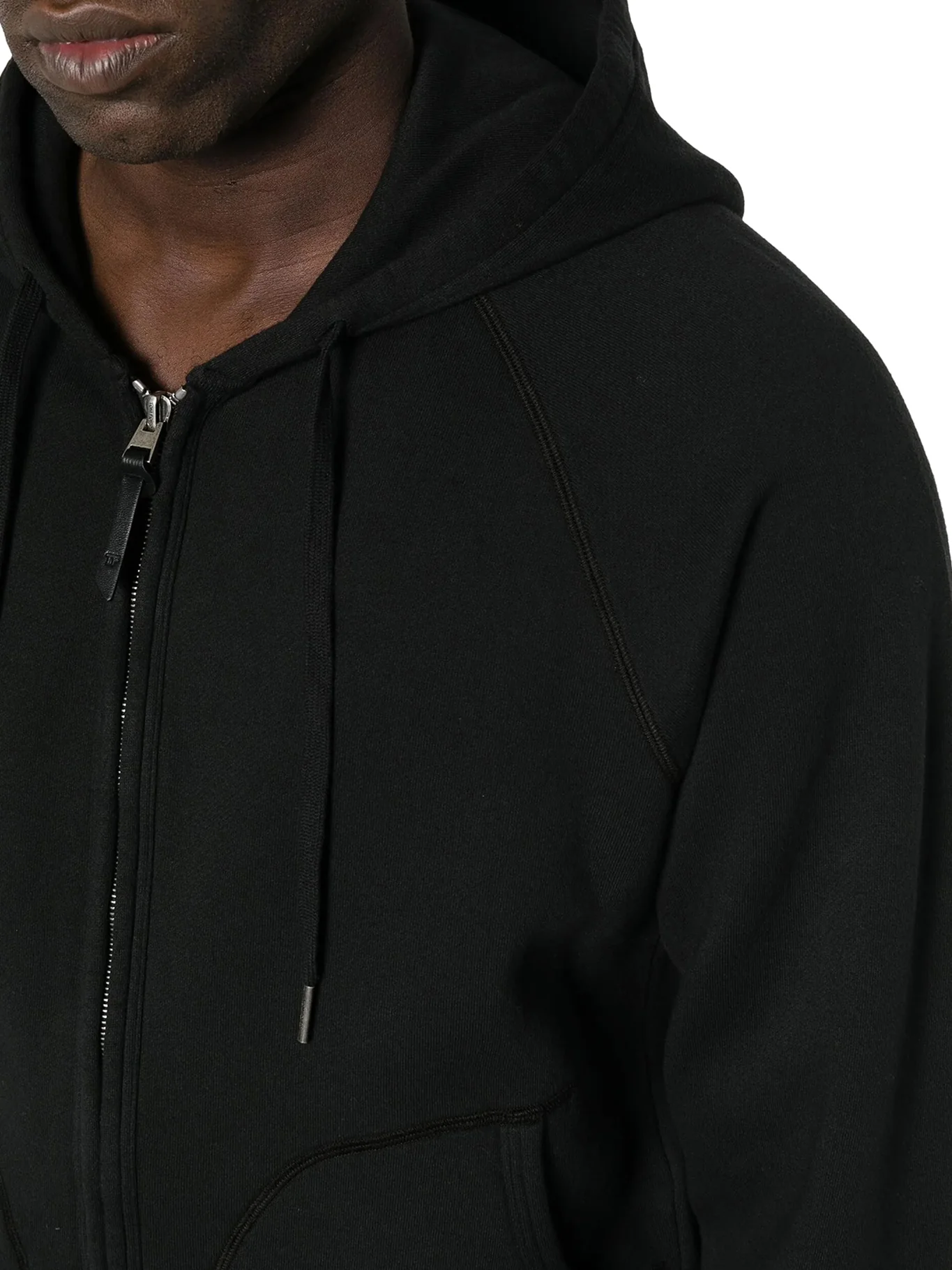 COTTON JERSEY SWEATSHIRT WITH ZIP AND HOOD - Image 5