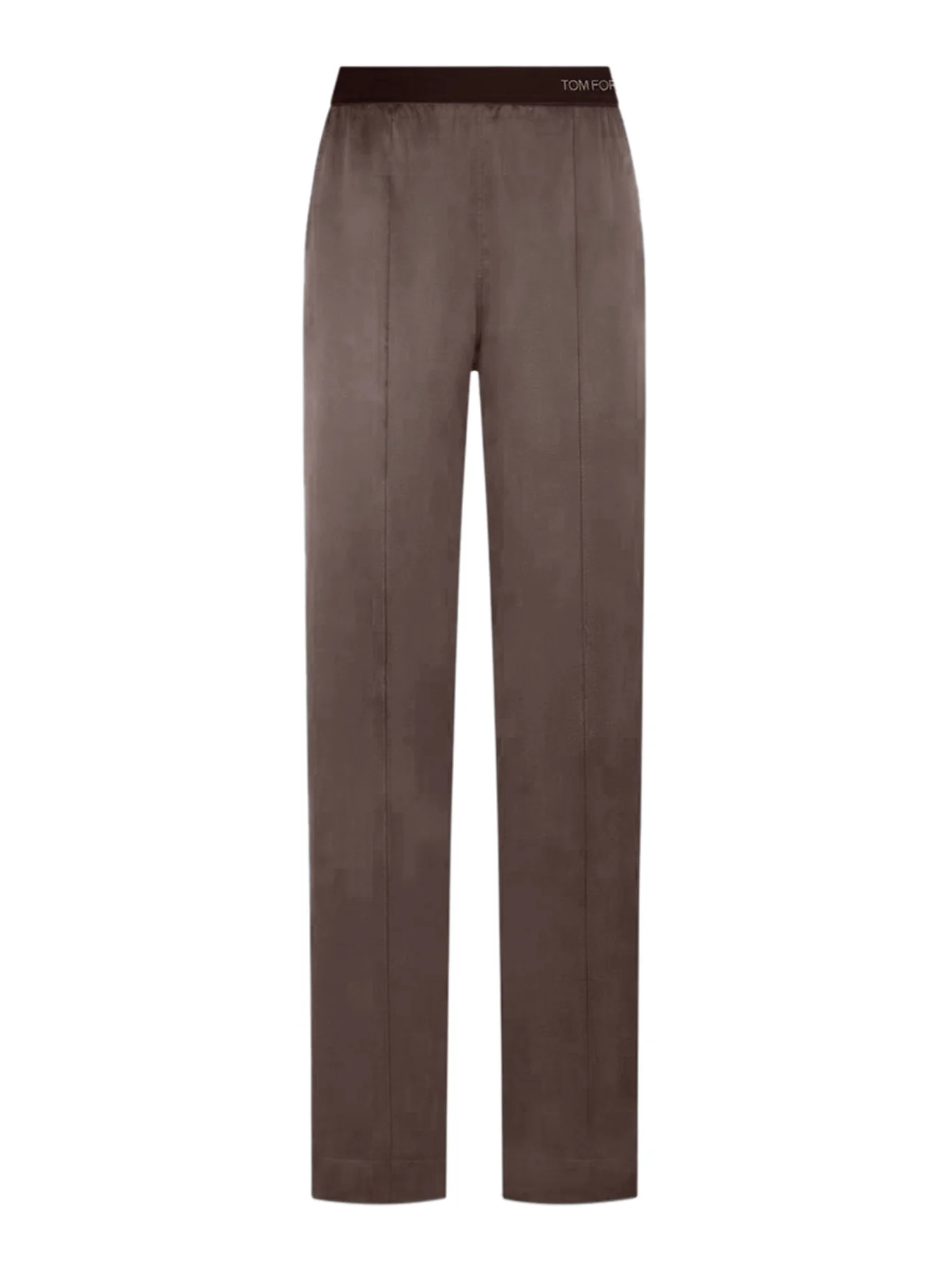 PEACH-FEEL SILK SATIN PJ PANTS