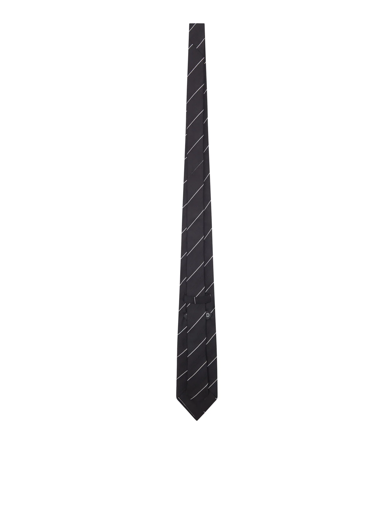 SILK TIE WITH GEOMETRIC PATTERN - Image 2