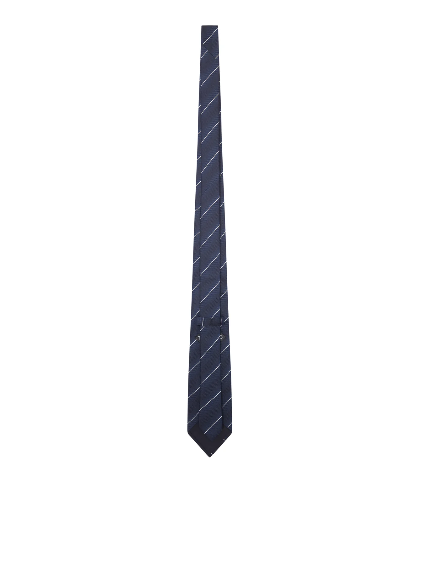 SILK TIE WITH GEOMETRIC PATTERN - Image 2