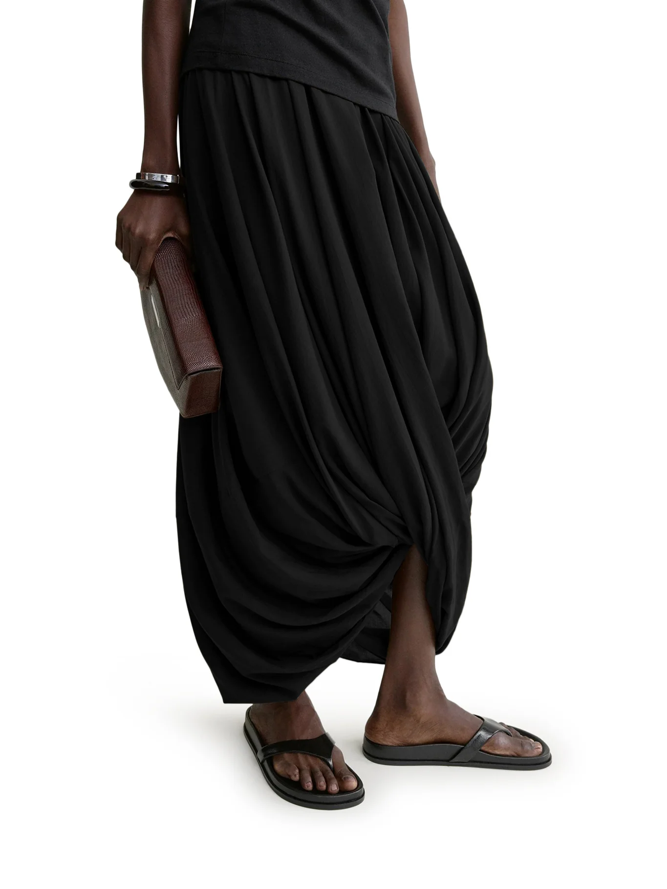 COCOON MIDI SKIRT - Image 5