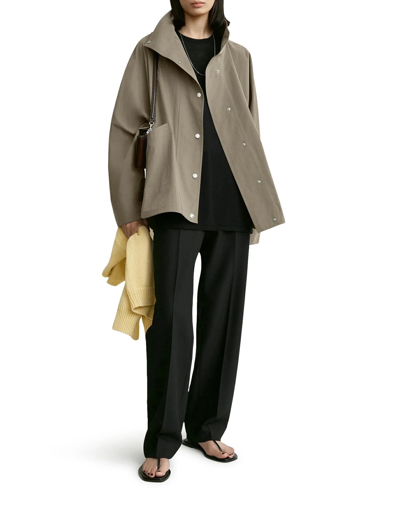 COTTON BLEND PARACHUTE JACKET - Image 4