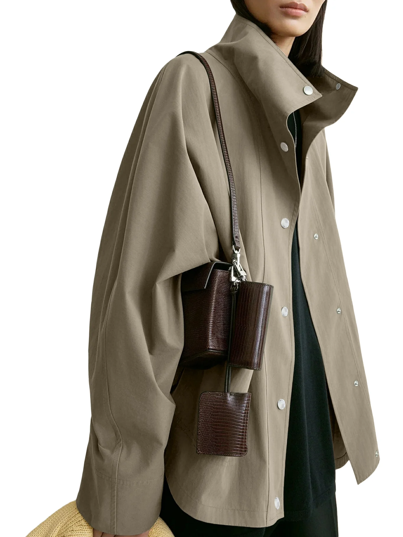 COTTON BLEND PARACHUTE JACKET - Image 5