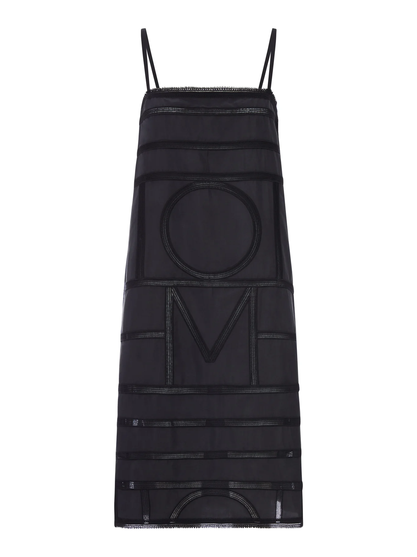 MONOGRAM SILK DRESS