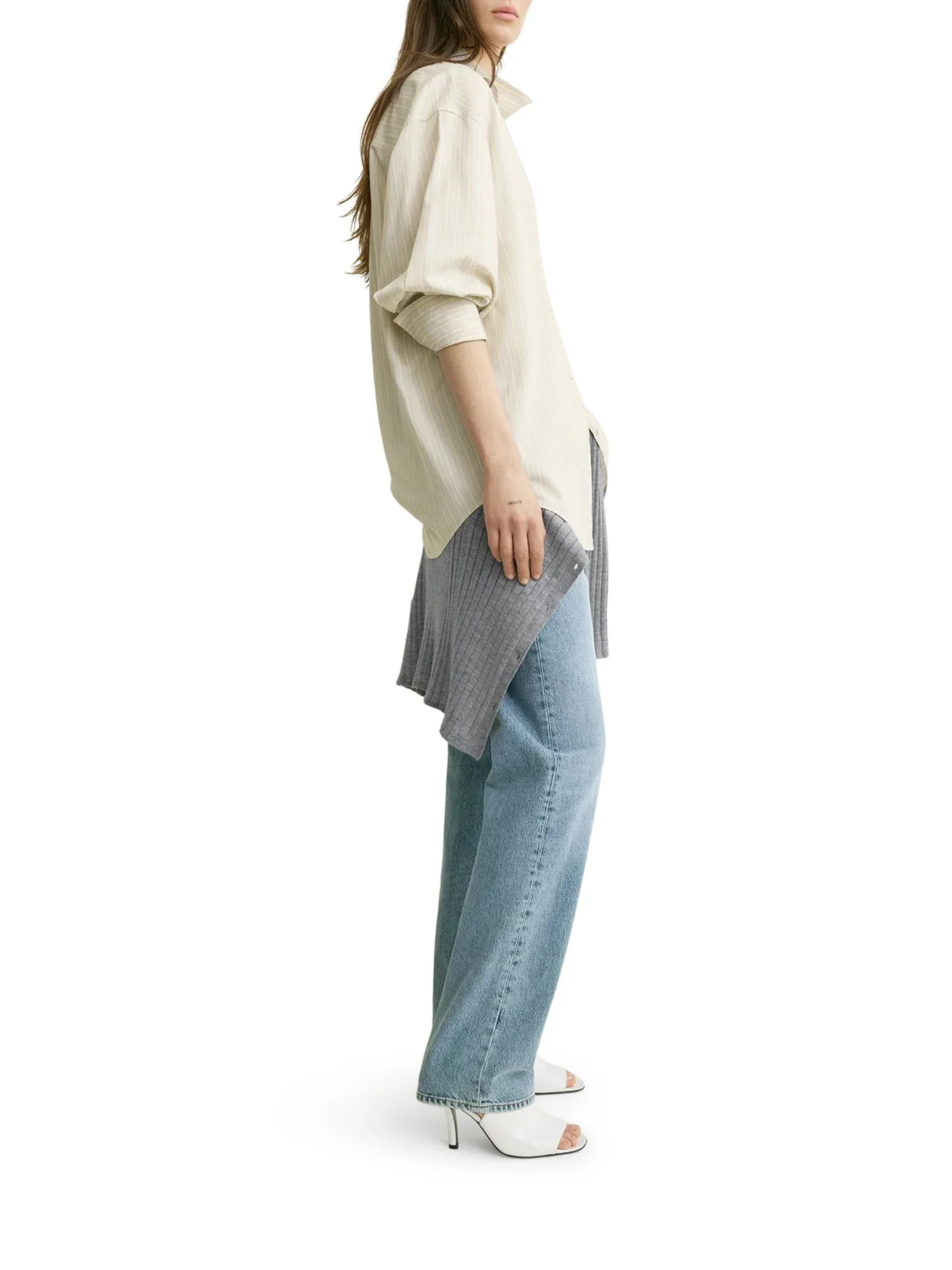 OVERSIZED STRIPED SHIRT - Image 5