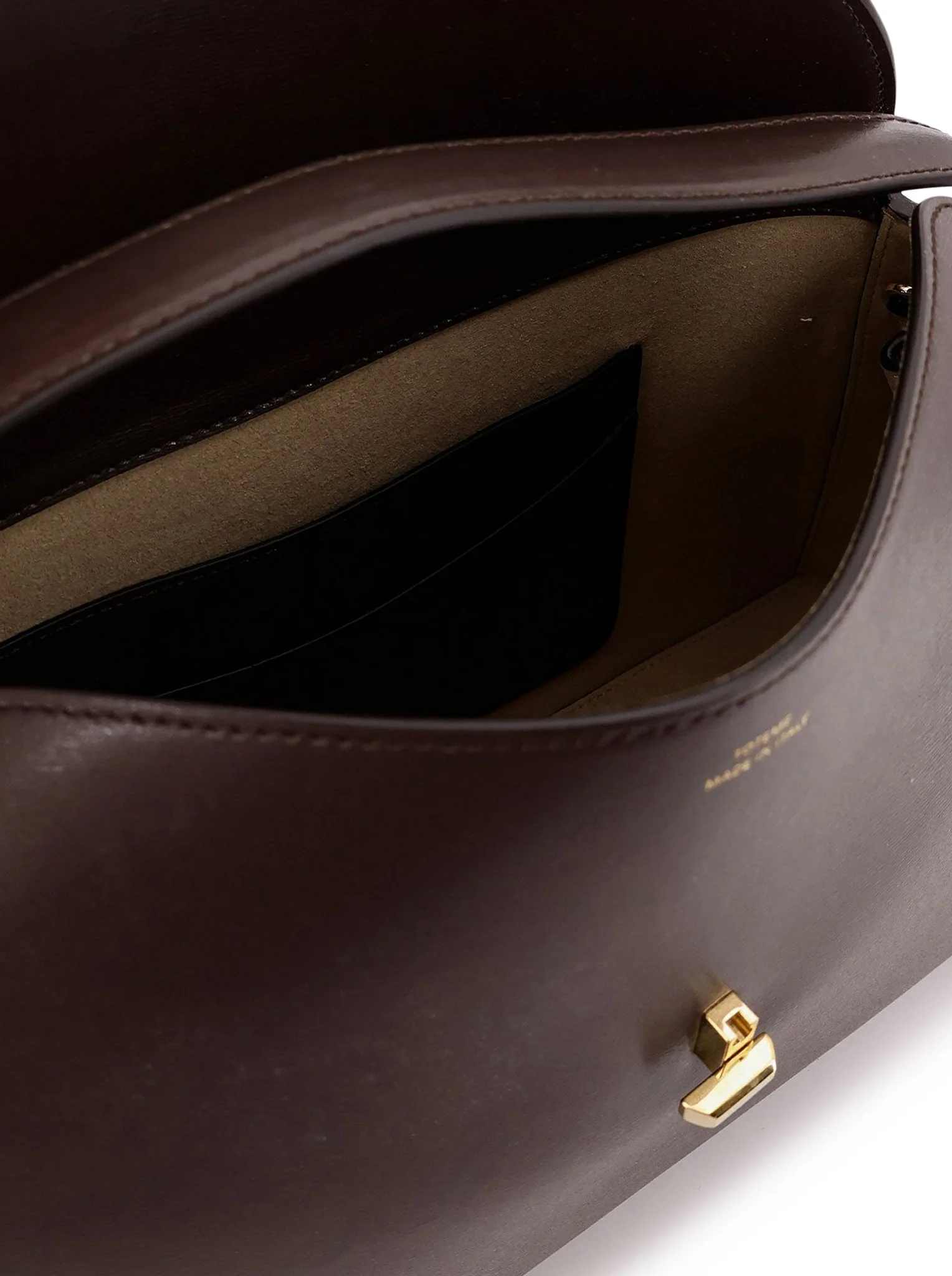 T-LOCK LEATHER SHOULDER BAG - Image 3