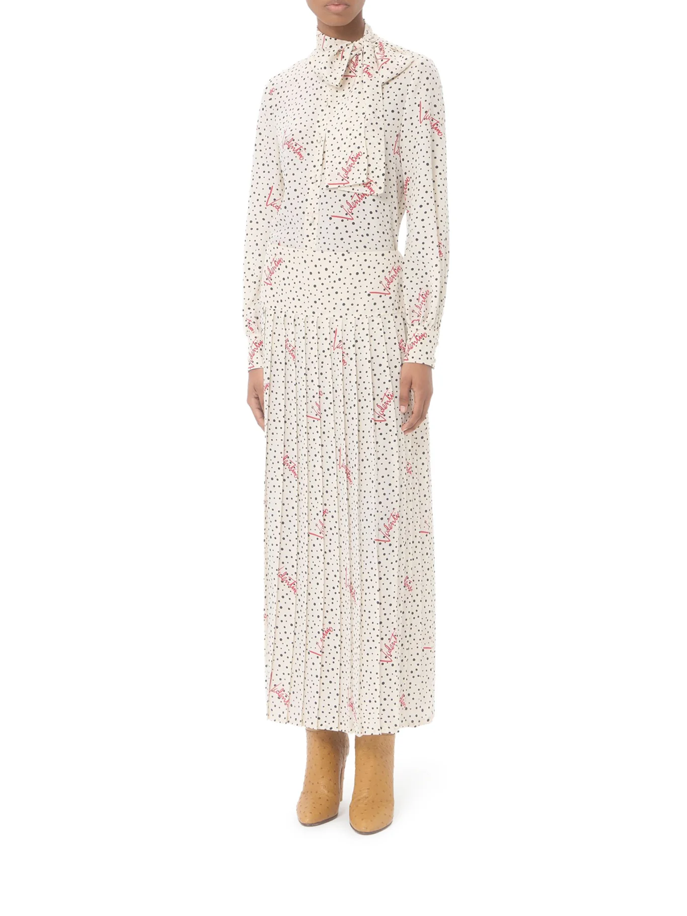 CREPE DE CHINE SHIRT WITH BUBBLES AND POLKA DOT - Image 2