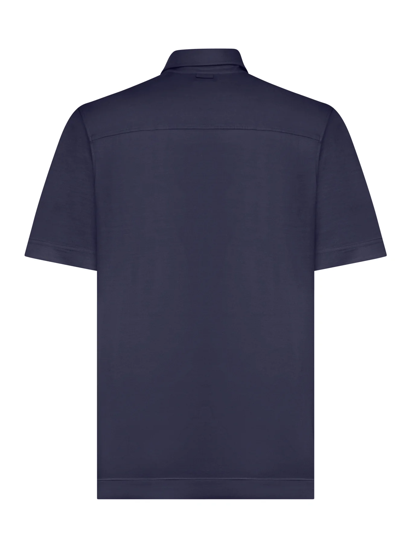 SILK AND COTTON KNITTED POLO SHIRT - Image 2