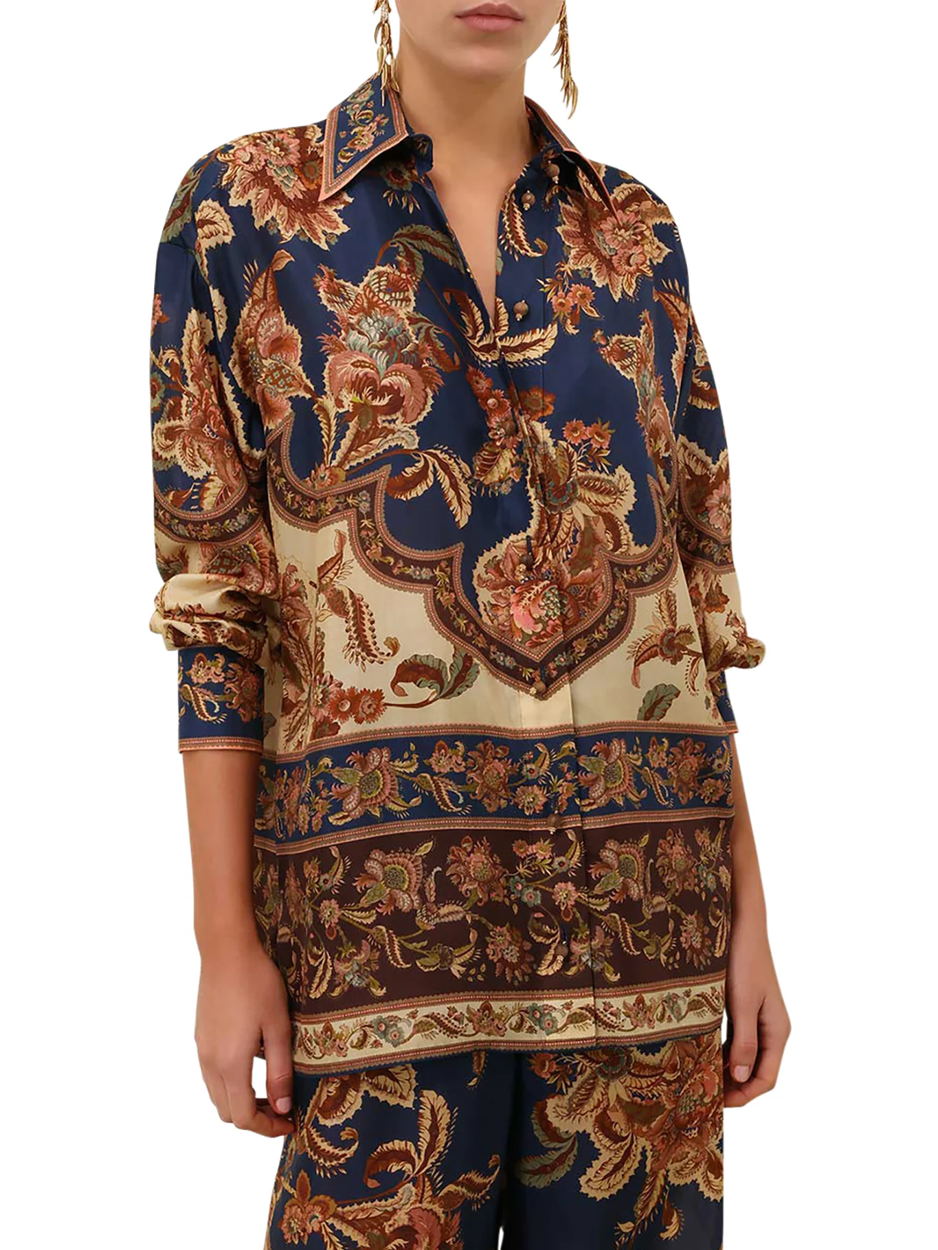 ASTER PRINTED SILK SHIRT - Image 4
